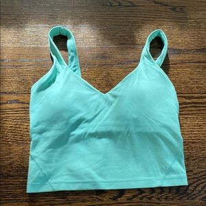 Mint green lululemon align tank top